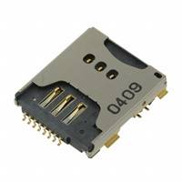 JAE Electronics - ST7S014V4BR800 - CONN MICRO SD/SIM CARD PUSH-PUSH