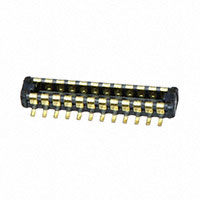 JAE Electronics - WP9-P020VA1-R500 - CONN PLG 0.4MM NW 20POS DUAL SMD