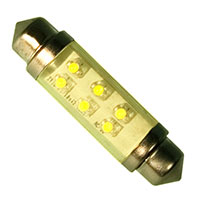 JKL Components Corp. - LE-0603-04Y - LED GLASS FESTOON 24V 40MA YLW