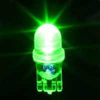 JKL Components Corp. - LE-0503-03G - LED T-3.25 12V WEDGE 25MA GREEN