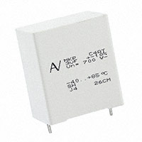 KEMET - C4ATJBU4300A3GK - CAP FILM 3UF 10% 700V RADIAL