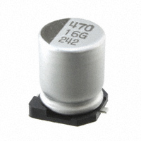 KEMET - EDK477M016A9MAA - CAP ALUM 470UF 20% 16V SMD
