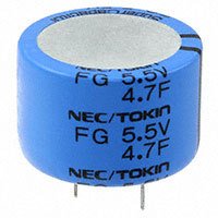 KEMET - FG0H475ZF - CAPACITOR 4.7F 5.5V RADIAL