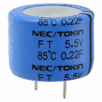 KEMET - FT0H224ZF - CAPACITOR 0.22F 5.5V RADIAL
