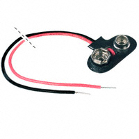 Keystone Electronics - 2242 - STRAP BATTERY 9V T-STYLE 6"LEAD