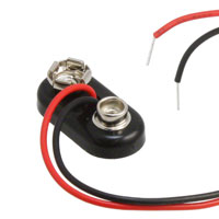 Keystone Electronics - 2241 - STRAP BATTERY 9V T-STYLE 4"LEAD