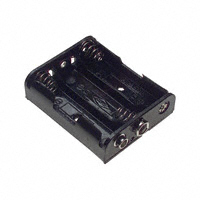 Keystone Electronics - 2475 - HOLDER BATT W/9V SNAP 3CELL AA