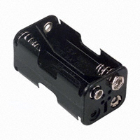 Keystone Electronics - 2476 - HOLDER BATT W/9V SNAP 4CELL AA