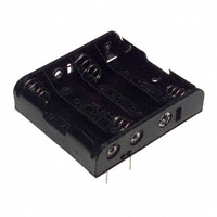 Keystone Electronics - 2477 - HOLDER BATTERY 4CELL AA PC MNT
