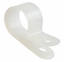 Keystone Electronics - 7630 - CBL CLAMP P-TYPE WHITE FASTENER