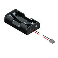 Keystone Electronics - 2463CN - 2 AA CELL HOLDER WITH PC CONNECT