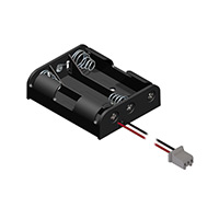 Keystone Electronics - 2480CN - 3 AAA CELL HOLDER WITH PC CONNEC