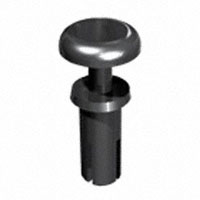 Keystone Electronics - 3444 - RIVET SNAP 0.240" NYLON BLACK