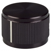 Kilo International - DD-90-2-5 - KNOB BLK GLOSS.925"DIA.250"SHAFT