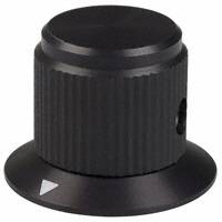 Kilo International - DDS-63-4-6 - KNOB BLK/MATTE.625"DIA.125"SHAFT