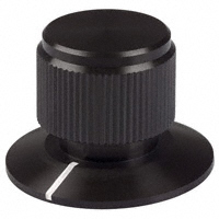 Kilo International - DDSPT-75-4-7 - KNOB ALUM BLACK/MATTE .236"SHAFT