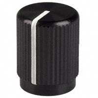 Kilo International - JD-50-4-6 - KNOB BLK MATTE.50"DIA .125"SHAFT