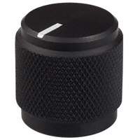 Kilo International - OEDL-63-4-5 - KNOB BLK/MATTE.625"DIA.250"SHAFT