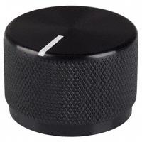 Kilo International - OEJL-90-4-7 - KNOB BLK/MATTE.925"DIA 6MM SHAFT