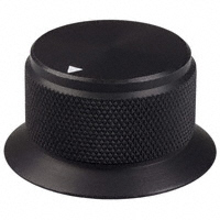 Kilo International - OESA-90-4-5 - KNOB BLK/MATTE.925"DIA.250"SHAFT