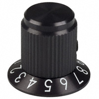 Kilo International - SC-50-4-5 - KNOB BLK/MATTE.50"DIA .250"SHAFT