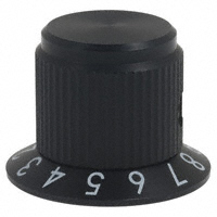 Kilo International - SC-63-2-6 - KNOB BLK GLOSS.625"DIA.125"SHAFT