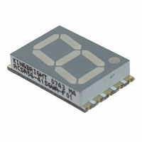 Kingbright - ACSA56-41SGWA-F01 - DISPLAY 0.56" SGL 565NM GRN SMD