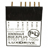 LEDdynamics Inc. - 7021-D-I-1000 - LED SUPPLY CC BUCK 32V 1A 7SIP