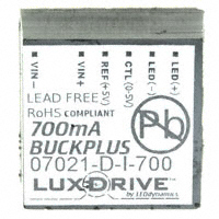 LEDdynamics Inc. - 7021-D-I-700 - LED SUPP CC BUCK 32V 700MA 7SIP