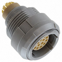 LEMO - CKB.M16.GLLG - CONN PNL MNT RCPT 16SKT SLD CUP