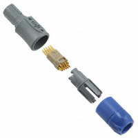 LEMO - XAN.M13.GLA.6A - CONN INLINE PLUG 13PIN SLD CUP