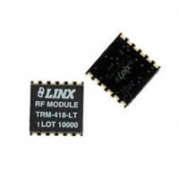 Linx Technologies Inc. - TRM-418-LT - RF TXRX MODULE ISM<1GHZ