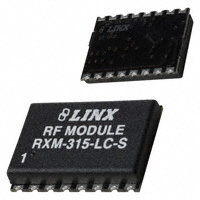 Linx Technologies Inc. - RXM-315-LC-S - RECEIVER RF 315MHZ SMT