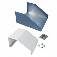 LMB Heeger Inc. - UNC 3 1/2-6-7-BLUE/WHITE - CABINET ALUM BLU/WHI 7"L X 6"W