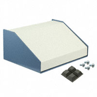 LMB Heeger Inc. - UNC 3-7-5-BLUE/WHITE - CABINET ALUM BLU/WHI 5"L X 7"W