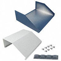 LMB Heeger Inc. - UNC 3-10-10-BLUE/WHITE - CABINET ALUM BLU/WHI 10"L X 10"W