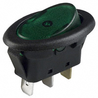 Lumex Opto/Components Inc. - CLS-RO11A12251G - SWITCH ROCKER SPST 20A 12V