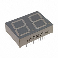 Lumex Opto/Components Inc. - LDD-C814RI - LED 7-SEG .80 DUAL RED CC DIRECT