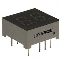 Lumex Opto/Components Inc. - LDD-E302NI - LED 7-SEG .30 DUAL GRN CA MULTIX