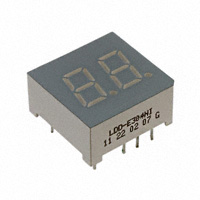 Lumex Opto/Components Inc. - LDD-E304NI - LED 7-SEG .30 DUAL RED CA MULTIX