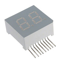 Lumex Opto/Components Inc. - LDD-F304NI-RA - LED 7-SEG .30" RA 2-DGT RED CC