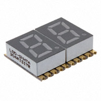 Lumex Opto/Components Inc. - LDD-SMHTA304RISITR - 7SEG DISPLAY 2DIGIT RED 0.3" CA