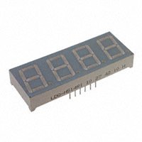 Lumex Opto/Components Inc. - LDQ-M282RI - LED 7-SEG .28 QUAD GRN CA MULT
