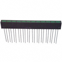 Lumex Opto/Components Inc. - SSA-LXH1225GD - LED ARRAY 2.5X5MM 12-SEG GREEN