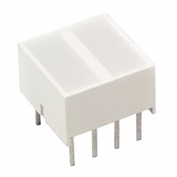 Lumex Opto/Components Inc. - SSB-LX2700YW - LED LTBAR 2WINDOW 4CHIP YEL DIFF