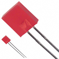 Lumex Opto/Components Inc. - SSL-LX25783ID - LED RED DIFF 7X2.3MM RECT T/H