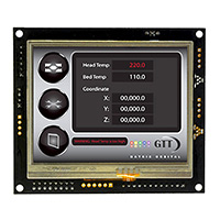Matrix Orbital - GTT35A-TPR-BLM-B0-H1-CS-V5 - LCD TOUCH TFT 3.5" RS232/I2C