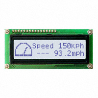 Matrix Orbital - LK162-12-GW-V - LCD ALPHA/NUM DISPL 16X2 WHT GRY