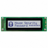 Matrix Orbital - LK202-25-GW-E - LCD APHA/NUM DISPL 20X2 WHT BLUE