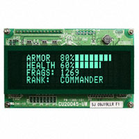 Matrix Orbital - GRN204 - LCD ACCY VFD FILTER 20X4 GREEN